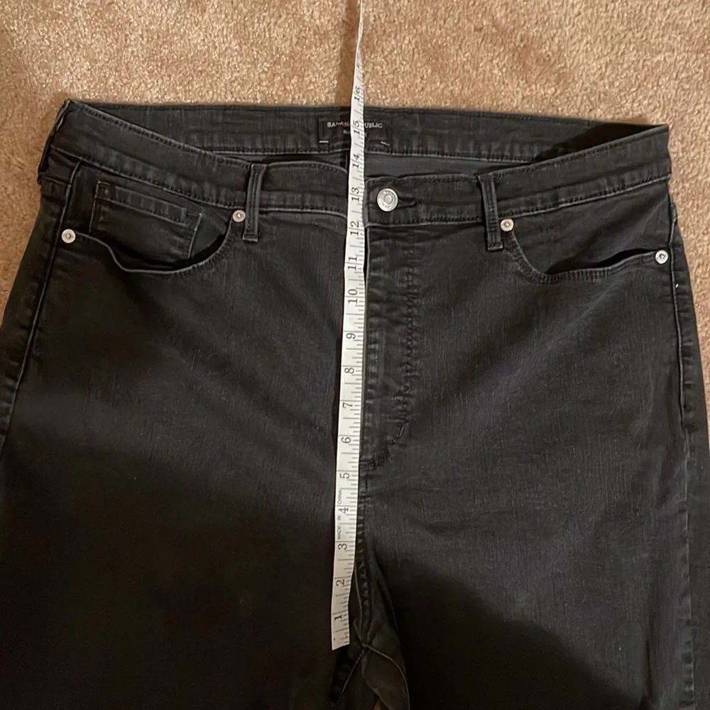 Banana Republic High Waist Slim Flare Jeans - size 34/18 - Picture 3 of 7